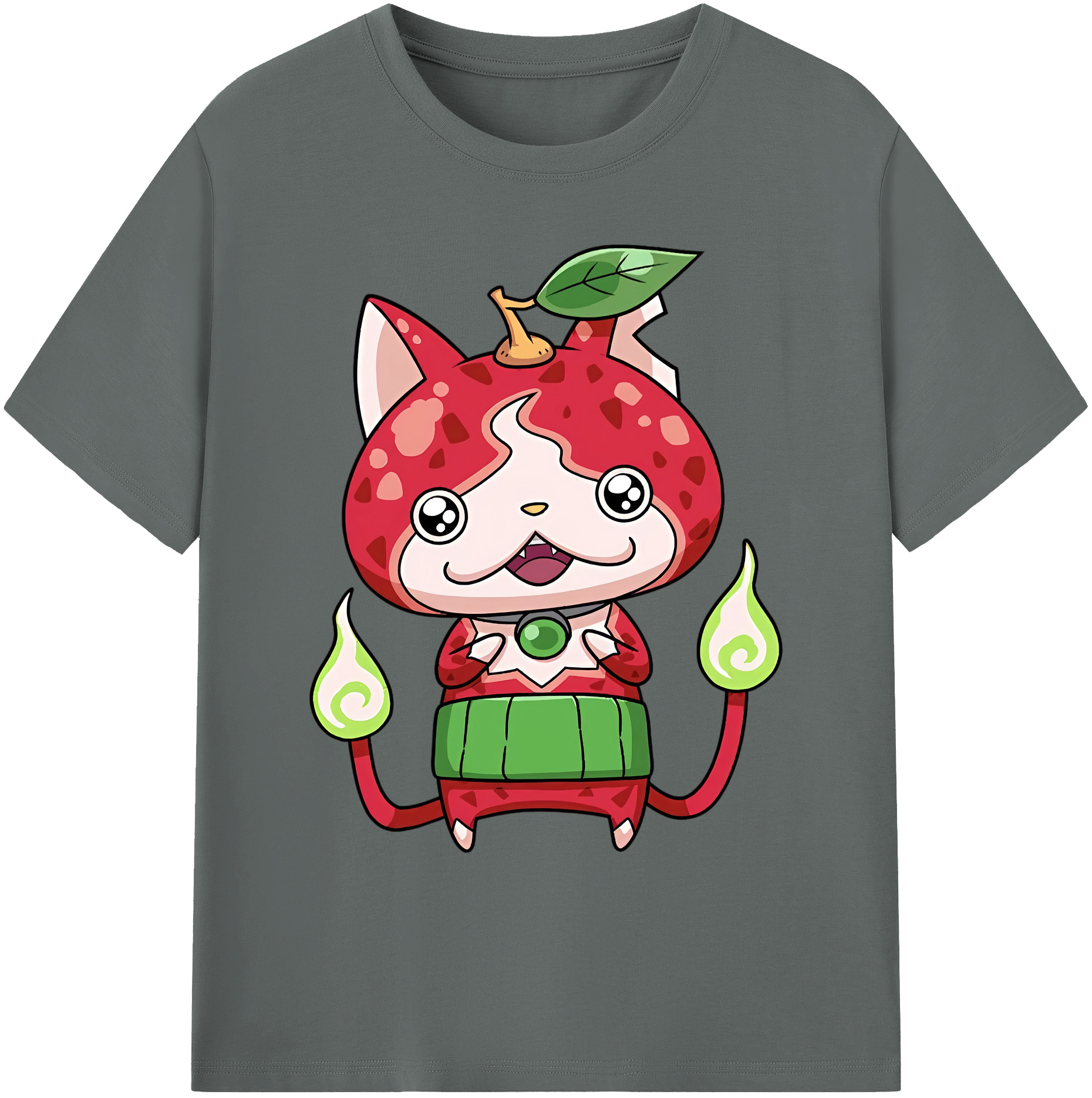 （画像用） 妖怪ウォッチ Yo-kai Watch 綿100％ メンズ半袖Tシャツ｜肌触りやわらか＆通気性